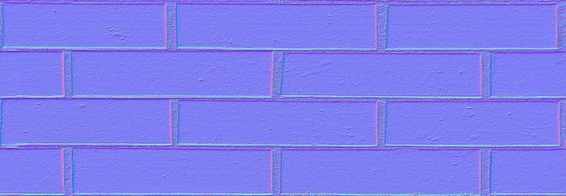 Карта нормалей кирпич