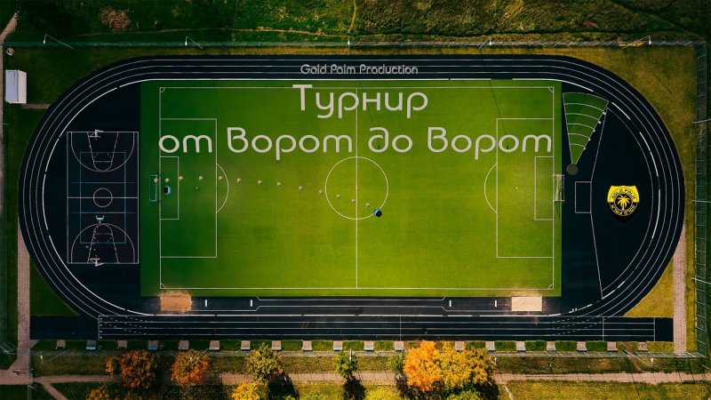 Футбольное поле вид сверху