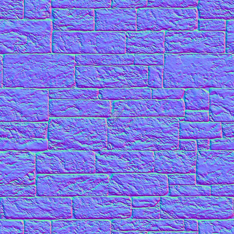 Нормал мап кирпича