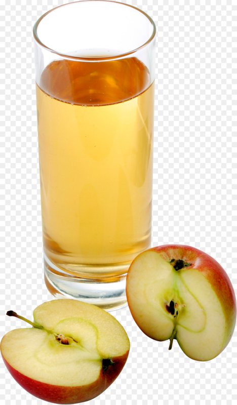 Яблочный сок в стакане