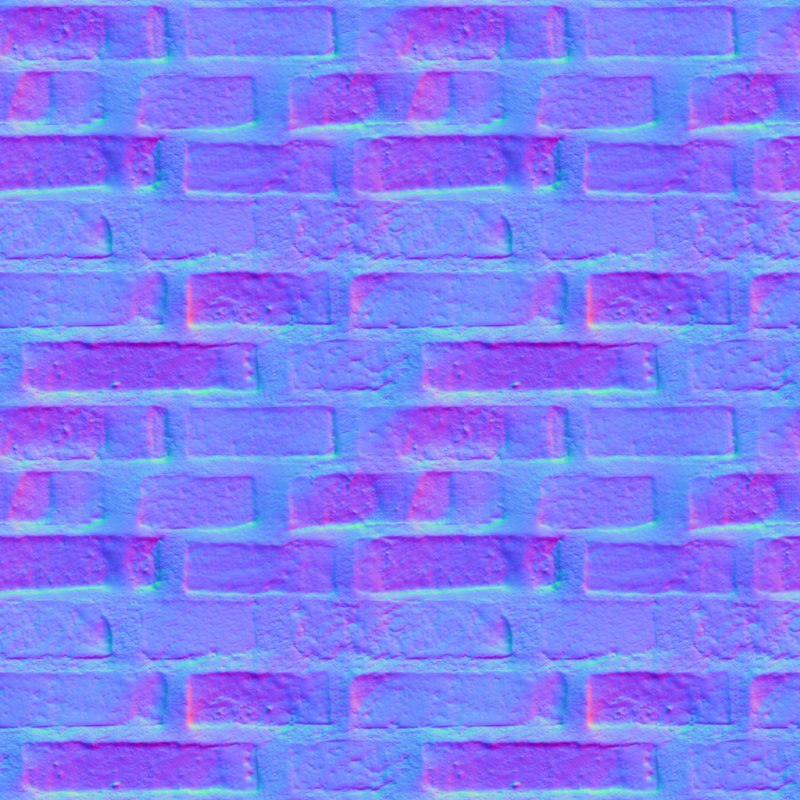 Нормал мап кирпича