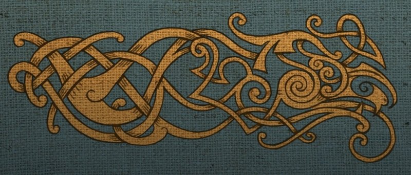 Кельтский ленточный орнамент