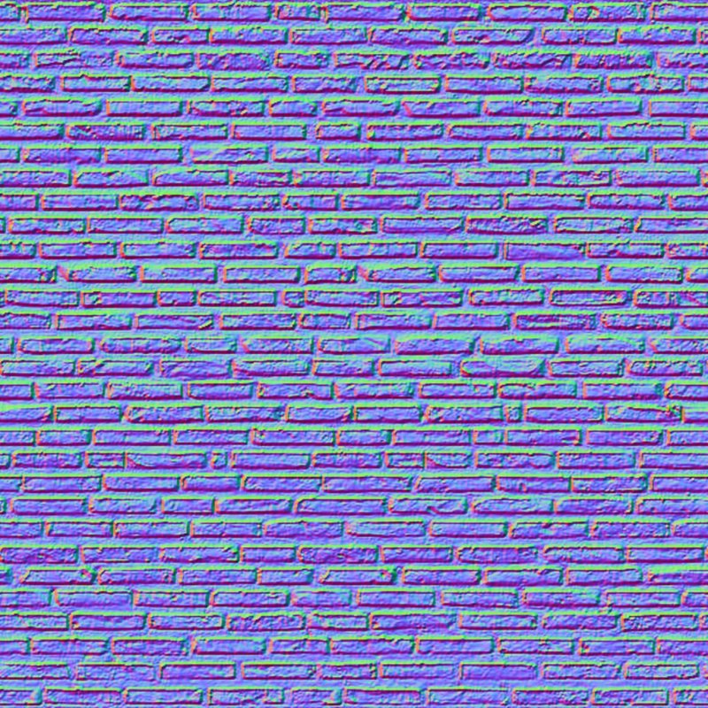 Карта нормалей кирпич