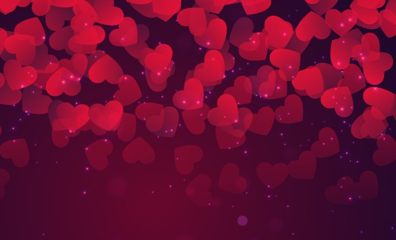 Романтический фон для фотошопа