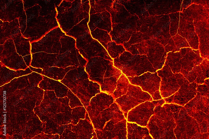 Лава трещины