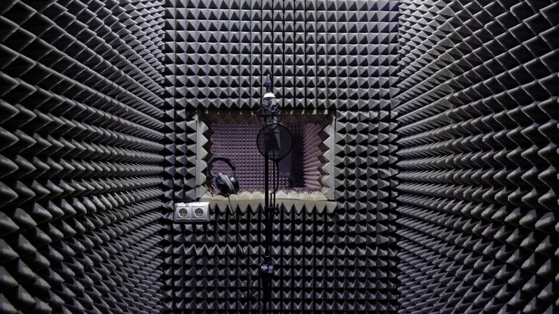 Акустический поролон v studii