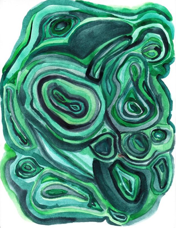 Уральский малахит камень