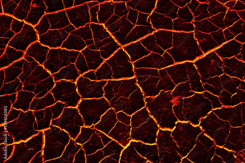 Лавовые трещины текстура