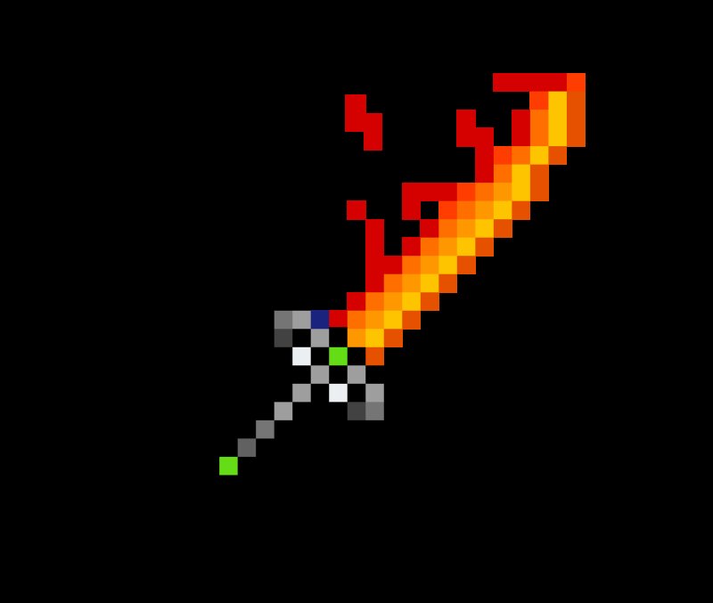 Пылкий Великий меч террария