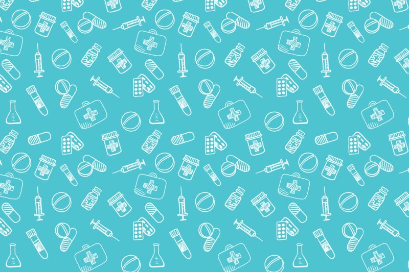 Медицина паттерн вектор