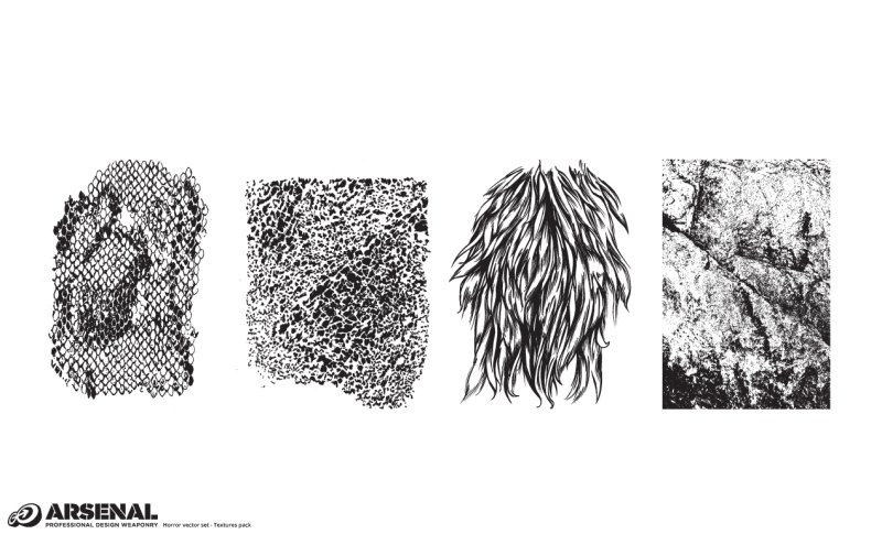 Фактуры шкур животных в графике