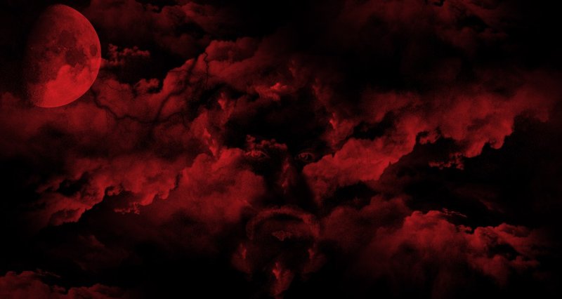 Красные облака