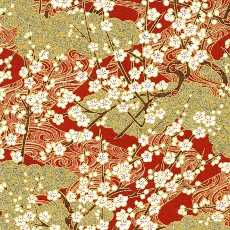 Японские цветочные узоры