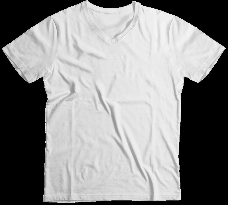 Мятая белая футболка