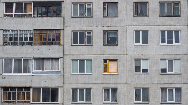 Панельный многоэтажный дом