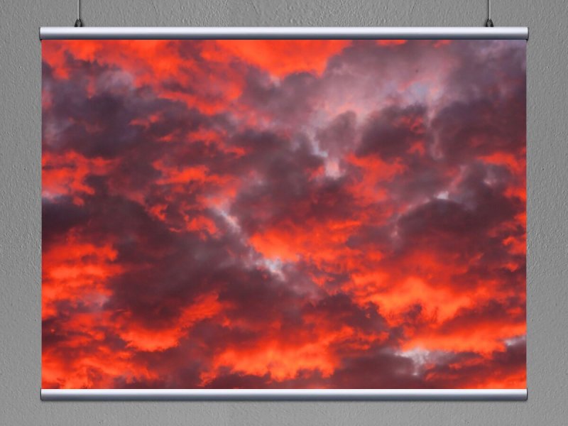 Красные облака