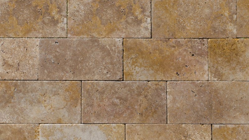 Плитка травертин разноформатная
