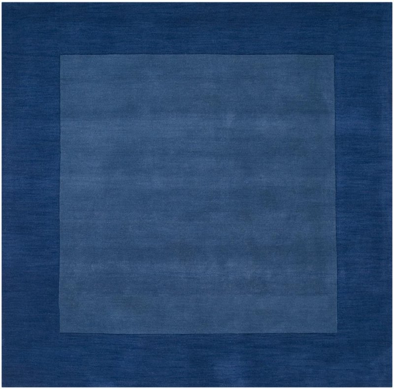 Темно синий ковер