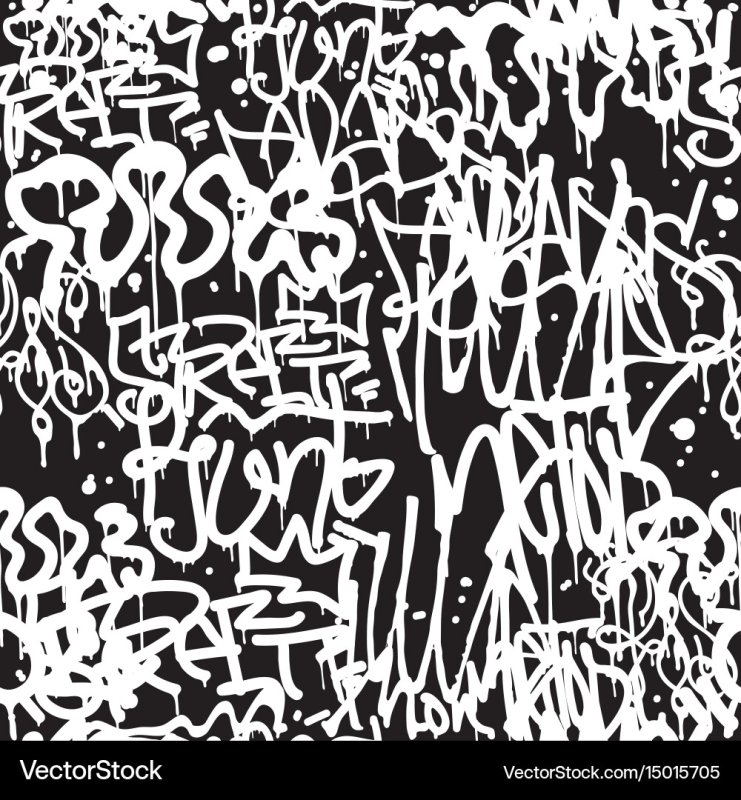 Граффити текстура бесшовная