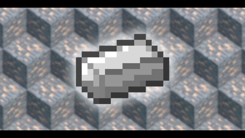 Железный самородок майнкрафт