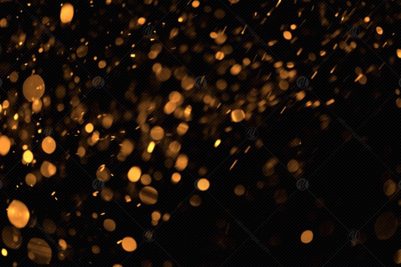 Боке на черном фоне