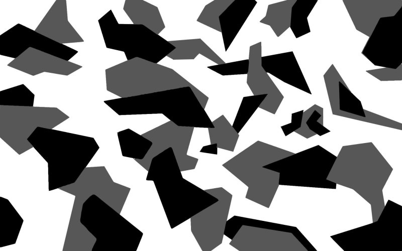 Черно белый камуфляж