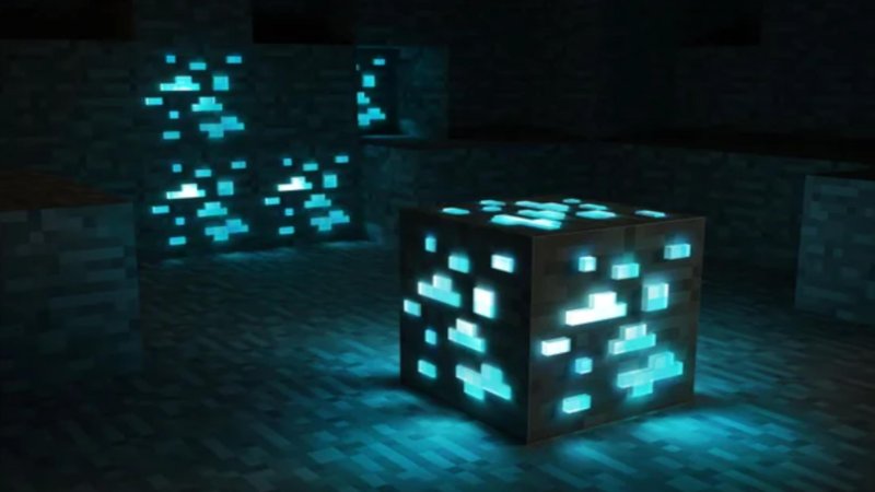 Мод на светящиеся руды