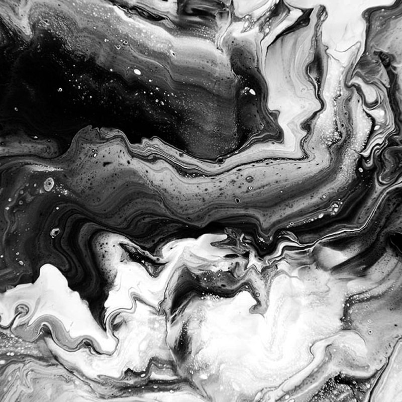 Черно белые разводы