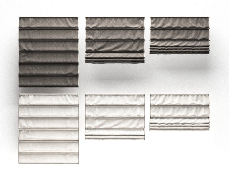 Римские шторы 3ддд