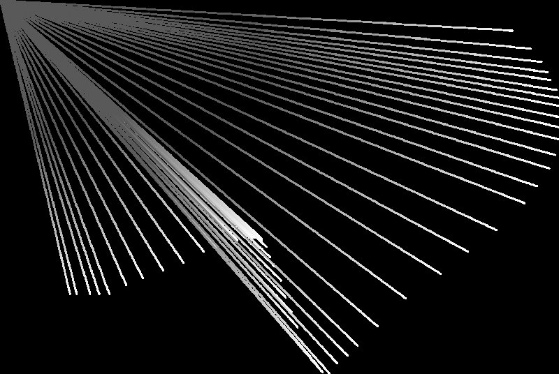 Абстрактные линии на прозрачном фоне