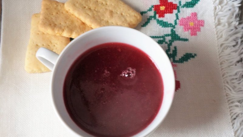 Кисель из ежевики