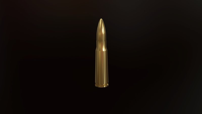 Патроны на черном фоне