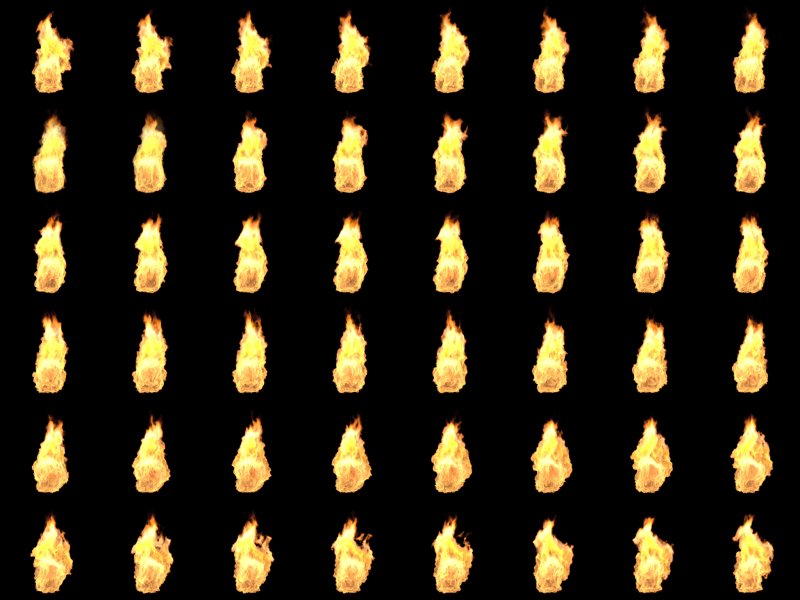 Sprite Sheet взрыв