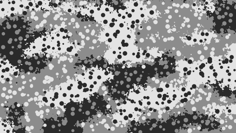 Черно белый камуфляж