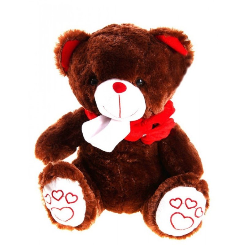 Плюшевый медведь коричневый