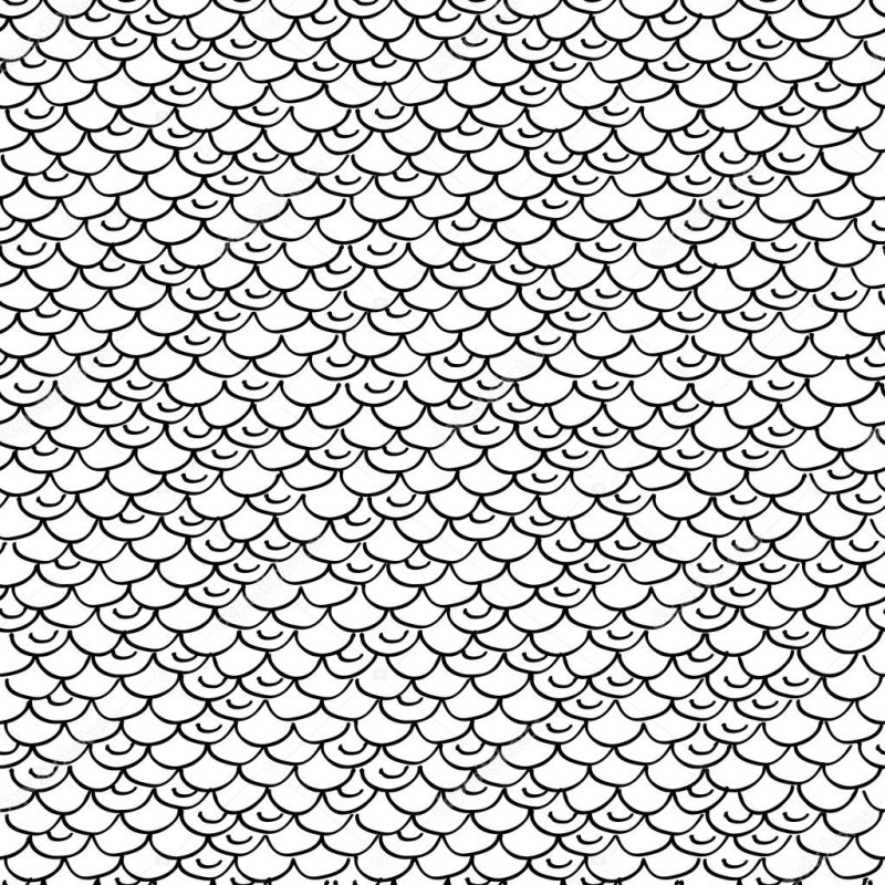 Паттерн чешуя вектор