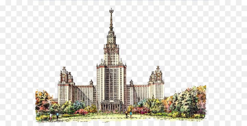 Сталинские высотки МГУ