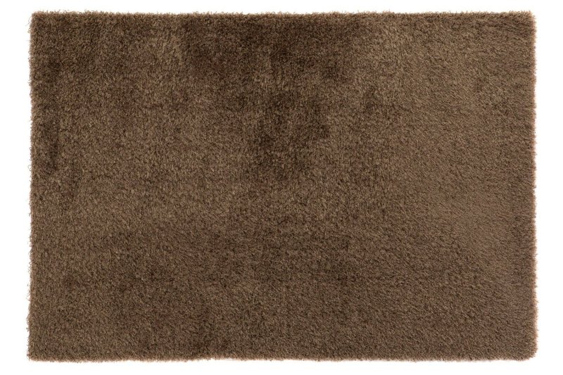 Ковер коричневый однотонный