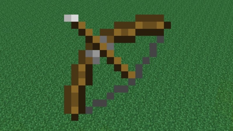 Лук и стрелы майнкрафт