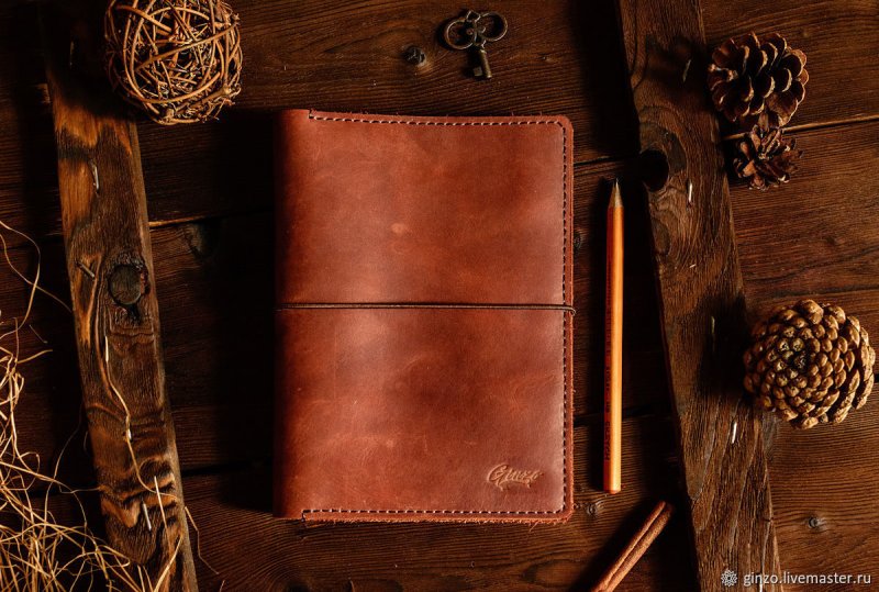Кожаный ежедневник