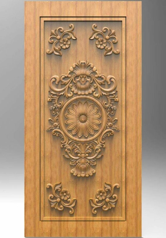 Резные двери