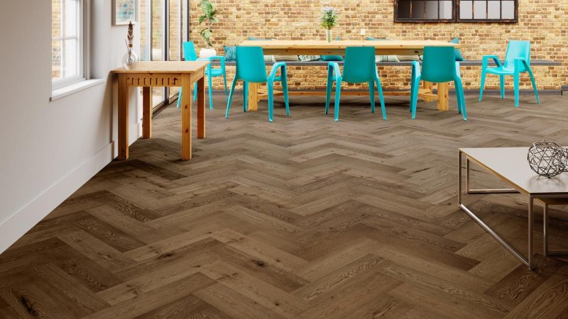 Паркет французская елка рустик