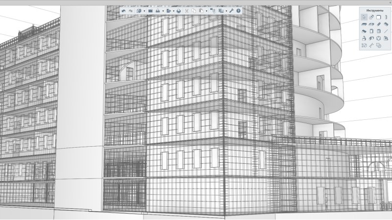 Проект здания в ренга