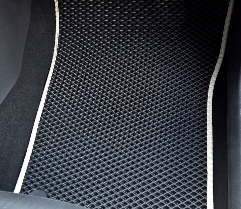 Антискользящие коврики Фольксваген поло черные