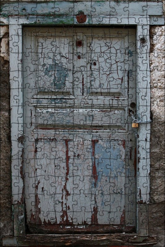 Старая деревянная дверь