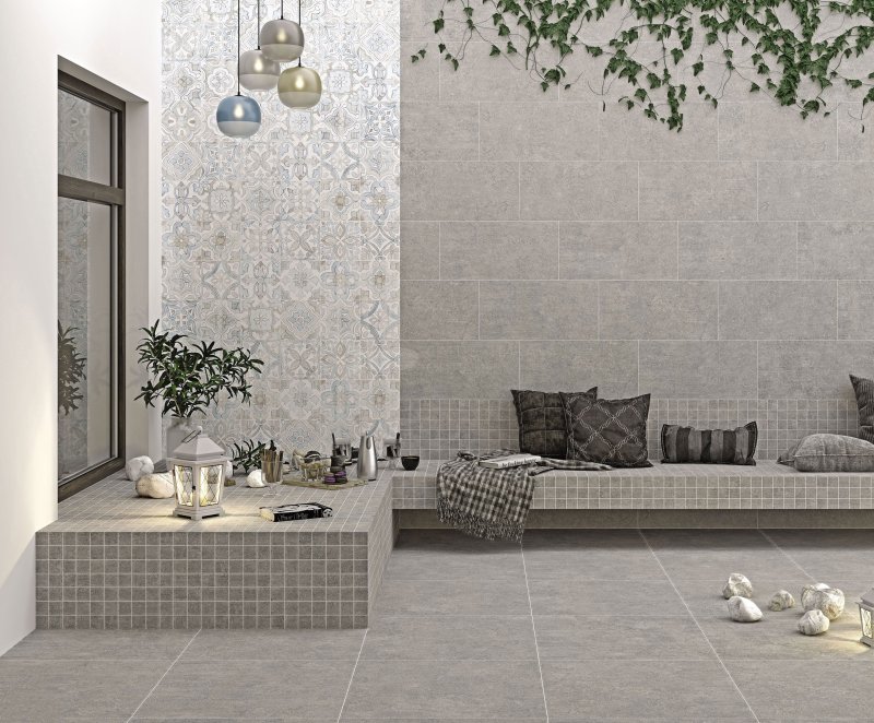 Декор Vitra Newcon акварель холодная гамма 7рек 30х60