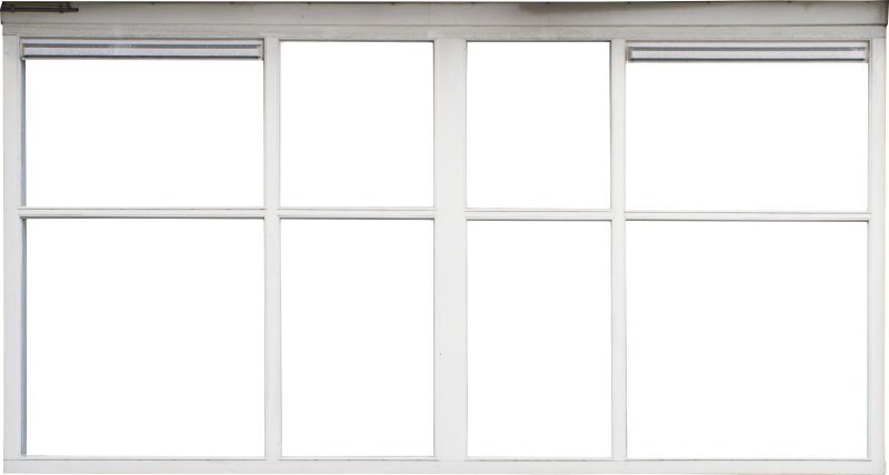 Пластиковое окно на прозрачном фоне