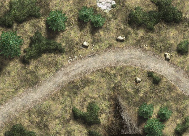 ДНД поле боя лес