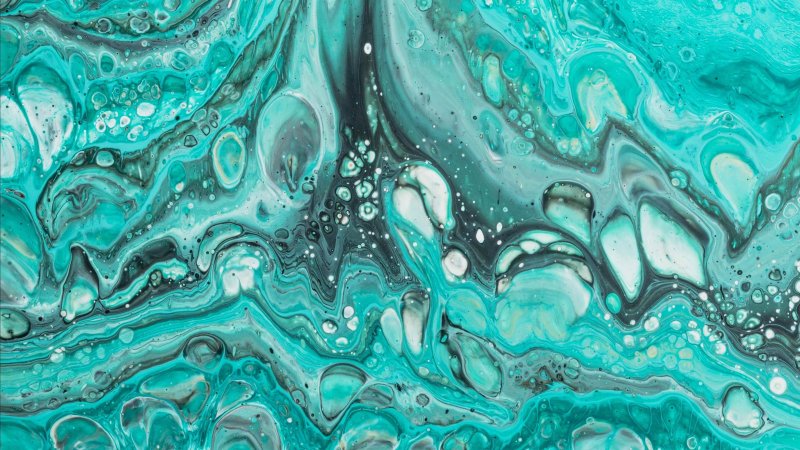 Бирюзовые разводы