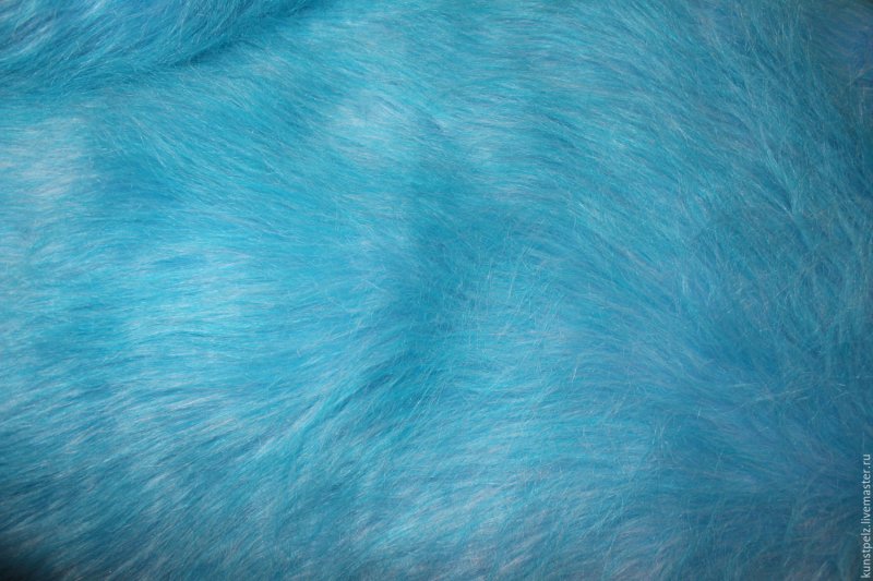 Мех длинноворсовый изумрудный